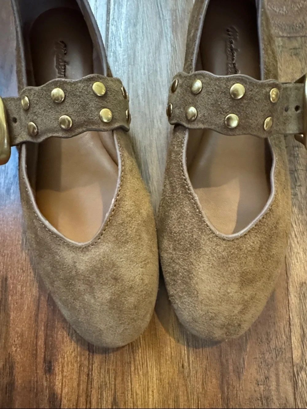 Madewell The Remy Mary Jane Flat Dried Acorn Size 5.5 NWOT